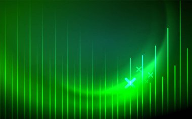 Soyut arkaplan - Duvar kağıdı, Banner, Arkaplan, Kart, Kitap İllüstrasyonu, İniş sayfası için neon çizgi tasarımı