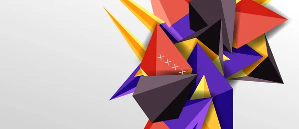 Trendige einfache Dreieck abstrakten Hintergrund, dynamisches Bewegungskonzept. Vektor-Illustration für Tapeten, Banner, Hintergrund, Karte, Buchillustration, Landing Page — Stockvektor