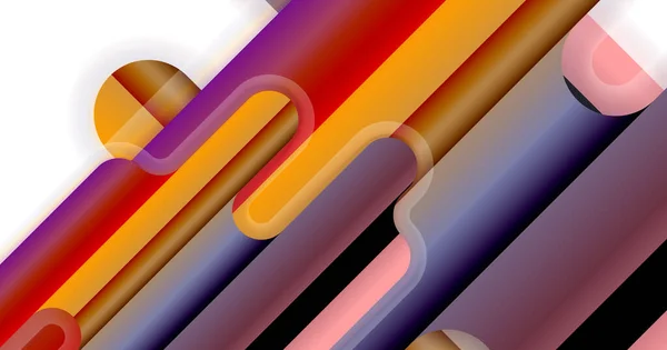 Abstrakte flüssige Linien geometrischer Hintergrund — Stockvektor
