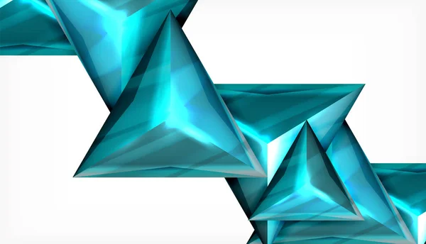 Dreieck geometrischer Vektor abstrakter Hintergrund — Stockvektor