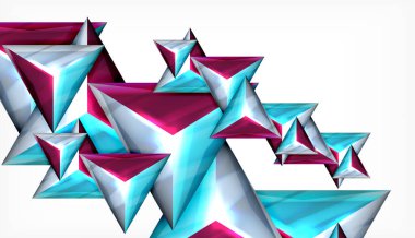 Üçgen geometrik vektör soyut arka plan