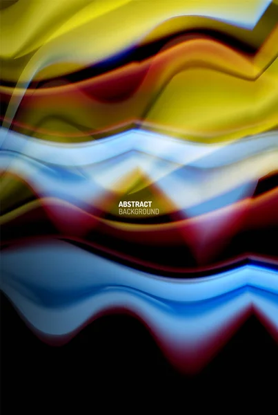 Gradientes líquidos fondo abstracto, diseño de póster de patrón de onda de color para papel pintado, Banner, Fondo, Tarjeta, Ilustración de libro, landing page — Vector de stock