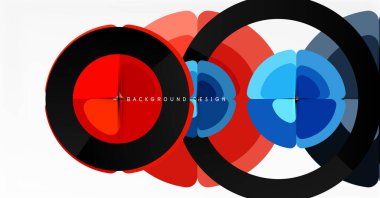 Soyut arkaplan, renkli daireler geometrik bileşim. Duvar Kağıdı, Sancak, Arkaplan, Kart, Kitap İllüstrasyonu, İniş Sayfası