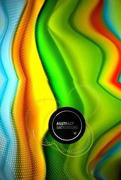 ( 영어 ) Liquid gradients abstract background, color wave patterster design for Wallpaper, Banner, Background, Card, Book Illustration, landing page — 스톡 벡터