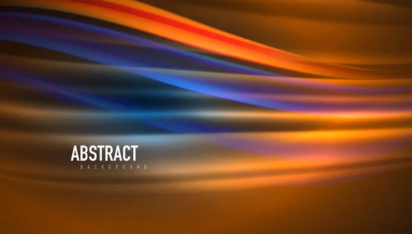 Kreative Fluidwellenlinien abstrakten Hintergrund. Trendige abstrakte Layoutvorlage für Business- oder Technologiepräsentation, Internet-Poster oder Web-Broschüre, Tapete — Stockvektor