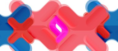 Parlak renkli plastik stil çapraz kompozisyonu, x şekli tasarımı, tekno geometrik modern soyut arkaplan. Moda soyut yerleşim şablonu