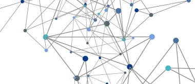 Hat noktaları bağlantıları, üçgen teknoloji tasarımı. Soyut geometrik arkaplan