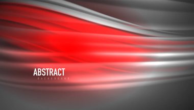 Yaratıcı sıvı dalga çizgileri soyut arkaplan. İş veya teknoloji sunumu, İnternet posteri veya web broşürü kapağı, duvar kağıdı için modaya uygun soyut düzen şablonu