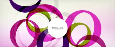 Moda, basit, soyut çember, dinamik hareket konsepti. Duvar Kağıdı, Sancak, Arkaplan, Kart, Kitap İllüstrasyonu, İniş Sayfası