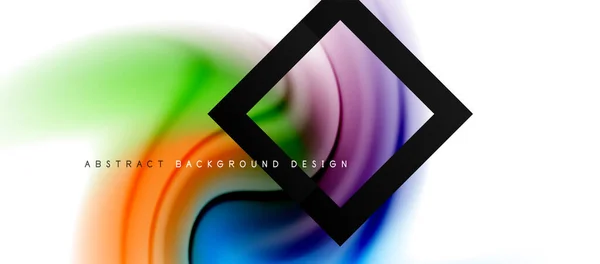 Fondo abstracto, mezcla fluida gradiente composición de colores de estilo líquido. Ilustración de vectores para fondos de pantalla, Banner, Fondo, Tarjeta, Ilustración de libros, landing page — Archivo Imágenes Vectoriales