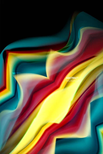 ( 영어 ) Liquid gradients abstract background, color wave patterster design for Wallpaper, Banner, Background, Card, Book Illustration, landing page — 스톡 벡터