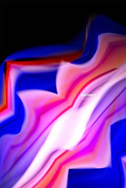 Sıvı gradyanlar soyut arkaplan, duvar kağıdı, bayrak, arkaplan, kart, kitap illüstrasyonu, iniş sayfası için renk dalgası poster tasarımı