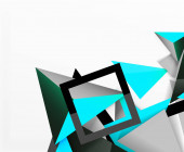 Absztrakt háttér, mozaik 3D-s háromszögek összetétele, alacsony poli stílusú design. Vektor illusztráció Tapéta, Banner, Háttér, Kártya, Könyv illusztráció, kezdőlap