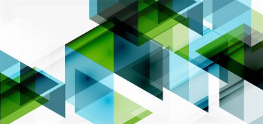 Geometrik soyut arkaplan, mozaik üçgen ve altıgen şekiller. İş veya teknoloji sunumu, İnternet posteri veya web broşürü kapağı, duvar kağıdı için modaya uygun soyut düzen şablonu