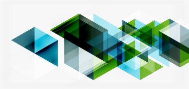 Geometrik soyut arkaplan, mozaik üçgen ve altıgen şekiller. İş veya teknoloji sunumu, İnternet posteri veya web broşürü kapağı, duvar kağıdı için modaya uygun soyut düzen şablonu