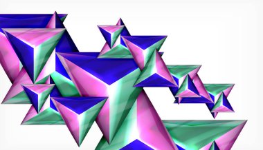 Üçgen geometrik vektör soyut arka plan