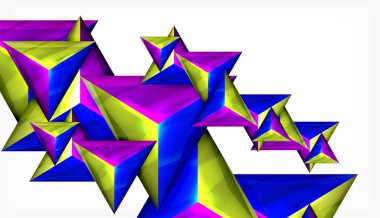 Üçgen geometrik vektör soyut arka plan