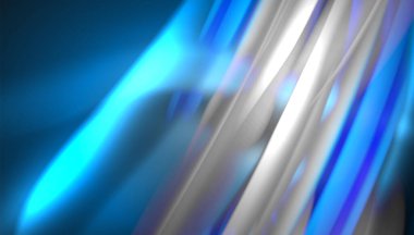 Yaratıcı sıvı dalga çizgileri soyut arkaplan. İş veya teknoloji sunumu, İnternet posteri veya web broşürü kapağı, duvar kağıdı için modaya uygun soyut düzen şablonu