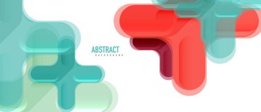 Parlak renkli plastik stil çapraz kompozisyonu, x şekli tasarımı, tekno geometrik modern soyut arkaplan. Moda soyut yerleşim şablonu