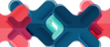 Parlak renkli plastik stil çapraz kompozisyonu, x şekli tasarımı, tekno geometrik modern soyut arkaplan. Moda soyut yerleşim şablonu