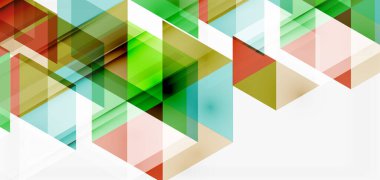 Geometrik soyut arkaplan, mozaik üçgen ve altıgen şekiller. İş veya teknoloji sunumu, İnternet posteri veya web broşürü kapağı, duvar kağıdı için modaya uygun soyut düzen şablonu