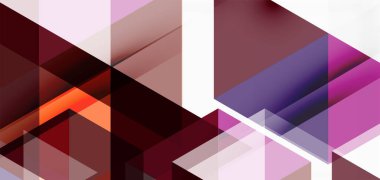 Geometrik soyut arkaplan, mozaik üçgen ve altıgen şekiller. İş veya teknoloji sunumu, İnternet posteri veya web broşürü kapağı, duvar kağıdı için modaya uygun soyut düzen şablonu