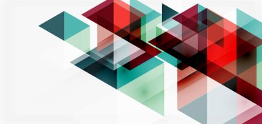 Geometrik soyut arkaplan, mozaik üçgen ve altıgen şekiller. İş veya teknoloji sunumu, İnternet posteri veya web broşürü kapağı, duvar kağıdı için modaya uygun soyut düzen şablonu