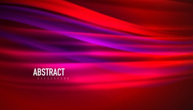 Akışkan dalga çizgileri arka plan. İş veya teknoloji sunumu, İnternet posteri veya web broşürü kapağı, duvar kağıdı için modaya uygun soyut düzen şablonu