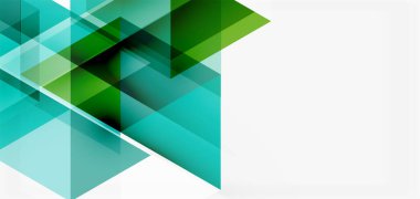 Geometrik soyut arkaplan, mozaik üçgen ve altıgen şekiller. İş veya teknoloji sunumu, İnternet posteri veya web broşürü kapağı, duvar kağıdı için modaya uygun soyut düzen şablonu