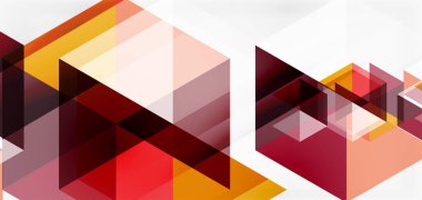 Geometrik soyut arkaplan, mozaik üçgen ve altıgen şekiller. İş veya teknoloji sunumu, İnternet posteri veya web broşürü kapağı, duvar kağıdı için modaya uygun soyut düzen şablonu