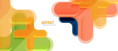 Parlak renkli plastik stil çapraz kompozisyonu, x şekli tasarımı, tekno geometrik modern soyut arkaplan. Moda soyut yerleşim şablonu