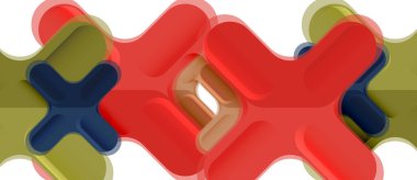 Parlak renkli plastik stil çapraz kompozisyonu, x şekli tasarımı, tekno geometrik modern soyut arkaplan. Moda soyut yerleşim şablonu