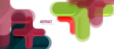 Parlak renkli plastik stil çapraz kompozisyonu, x şekli tasarımı, tekno geometrik modern soyut arkaplan. Moda soyut yerleşim şablonu