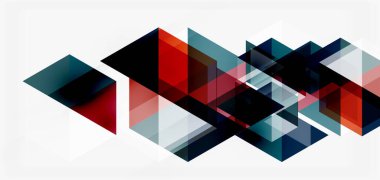 Geometrik soyut arkaplan, mozaik üçgen ve altıgen şekiller. İş veya teknoloji sunumu, İnternet posteri veya web broşürü kapağı, duvar kağıdı için modaya uygun soyut düzen şablonu