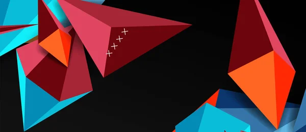 Fondo abstracto triángulo simple de moda, concepto de movimiento dinámico. Ilustración de vectores para fondos de pantalla, Banner, Fondo, Tarjeta, Ilustración de libros, landing page — Archivo Imágenes Vectoriales