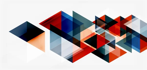 Geometrické abstraktní pozadí, mozaický trojúhelník a šestiúhelníkové tvary. Moderní abstraktní šablona pro obchodní nebo technologickou prezentaci, internetový plakát nebo webový obal brožury, tapety — Stockový vektor