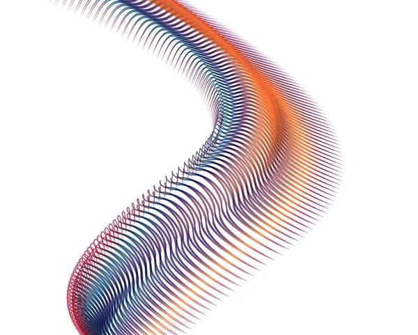 Abstract background blend wave line design for Wallpaper, Banner, Background, Card, Book Illustration, lanting page — стоковий вектор