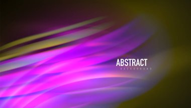 Akışkan dalga çizgileri arka plan. İş veya teknoloji sunumu, İnternet posteri veya web broşürü kapağı, duvar kağıdı için modaya uygun soyut düzen şablonu