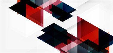 Geometrik soyut arkaplan, mozaik üçgen ve altıgen şekiller. İş veya teknoloji sunumu, İnternet posteri veya web broşürü kapağı, duvar kağıdı için modaya uygun soyut düzen şablonu