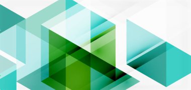 Geometrik soyut arkaplan, mozaik üçgen ve altıgen şekiller. İş veya teknoloji sunumu, İnternet posteri veya web broşürü kapağı, duvar kağıdı için modaya uygun soyut düzen şablonu