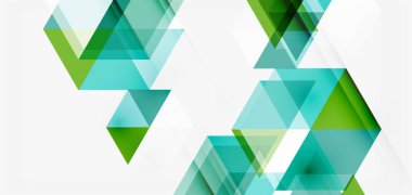 Geometrik soyut arkaplan, mozaik üçgen ve altıgen şekiller. İş veya teknoloji sunumu, İnternet posteri veya web broşürü kapağı, duvar kağıdı için modaya uygun soyut düzen şablonu