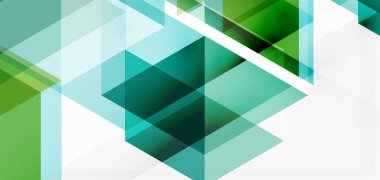 Geometrik soyut arkaplan, mozaik üçgen ve altıgen şekiller. İş veya teknoloji sunumu, İnternet posteri veya web broşürü kapağı, duvar kağıdı için modaya uygun soyut düzen şablonu