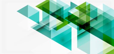 Geometrik soyut arkaplan, mozaik üçgen ve altıgen şekiller. İş veya teknoloji sunumu, İnternet posteri veya web broşürü kapağı, duvar kağıdı için modaya uygun soyut düzen şablonu