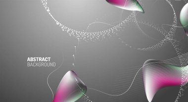 Sıvı sıvı renk gradyan arka plan tasarımı. Vektör illüstrasyonu