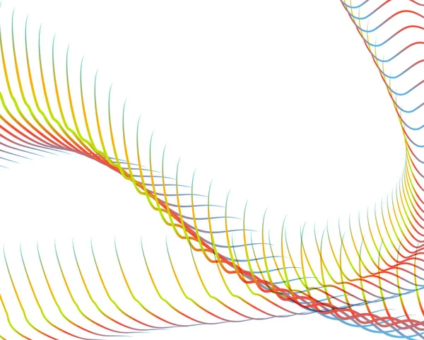 要約背景ブレンド波線デザインのための壁紙、バナー、背景、カード、ブックイラスト、ランディングページ — ストックベクタ