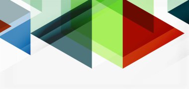 Geometrik soyut arkaplan, mozaik üçgen ve altıgen şekiller. İş veya teknoloji sunumu, İnternet posteri veya web broşürü kapağı, duvar kağıdı için modaya uygun soyut düzen şablonu