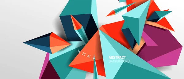 Trendy eenvoudige driehoek abstracte achtergrond, dynamisch bewegingsconcept. Vector Illustratie voor Behang, Banner, Achtergrond, Kaart, Boek Illustratie, Landingspagina — Stockvector