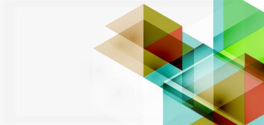 Geometrik soyut arkaplan, mozaik üçgen ve altıgen şekiller. İş veya teknoloji sunumu, İnternet posteri veya web broşürü kapağı, duvar kağıdı için modaya uygun soyut düzen şablonu