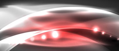 Abstract background. Shiny design neon waves with light effects, techno trendy design. Vector Illustration For Wallpaper, Banner, Background, Card, Book Illustration, landing page