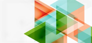 Geometrik soyut arkaplan, mozaik üçgen ve altıgen şekiller. İş veya teknoloji sunumu, İnternet posteri veya web broşürü kapağı, duvar kağıdı için modaya uygun soyut düzen şablonu